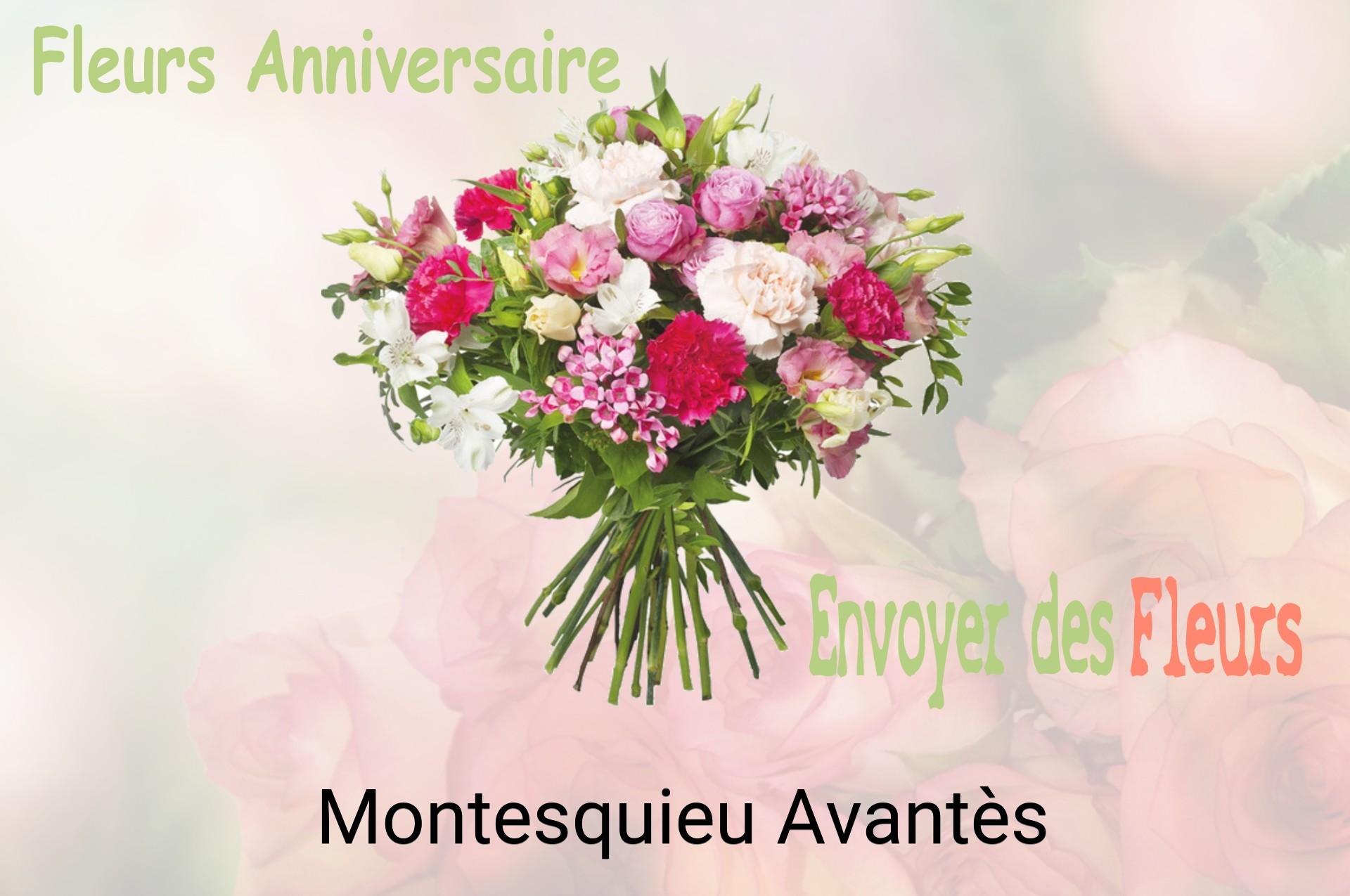 Bouquet de fleurs d’anniversaire livré à Montesquieu-Avantès