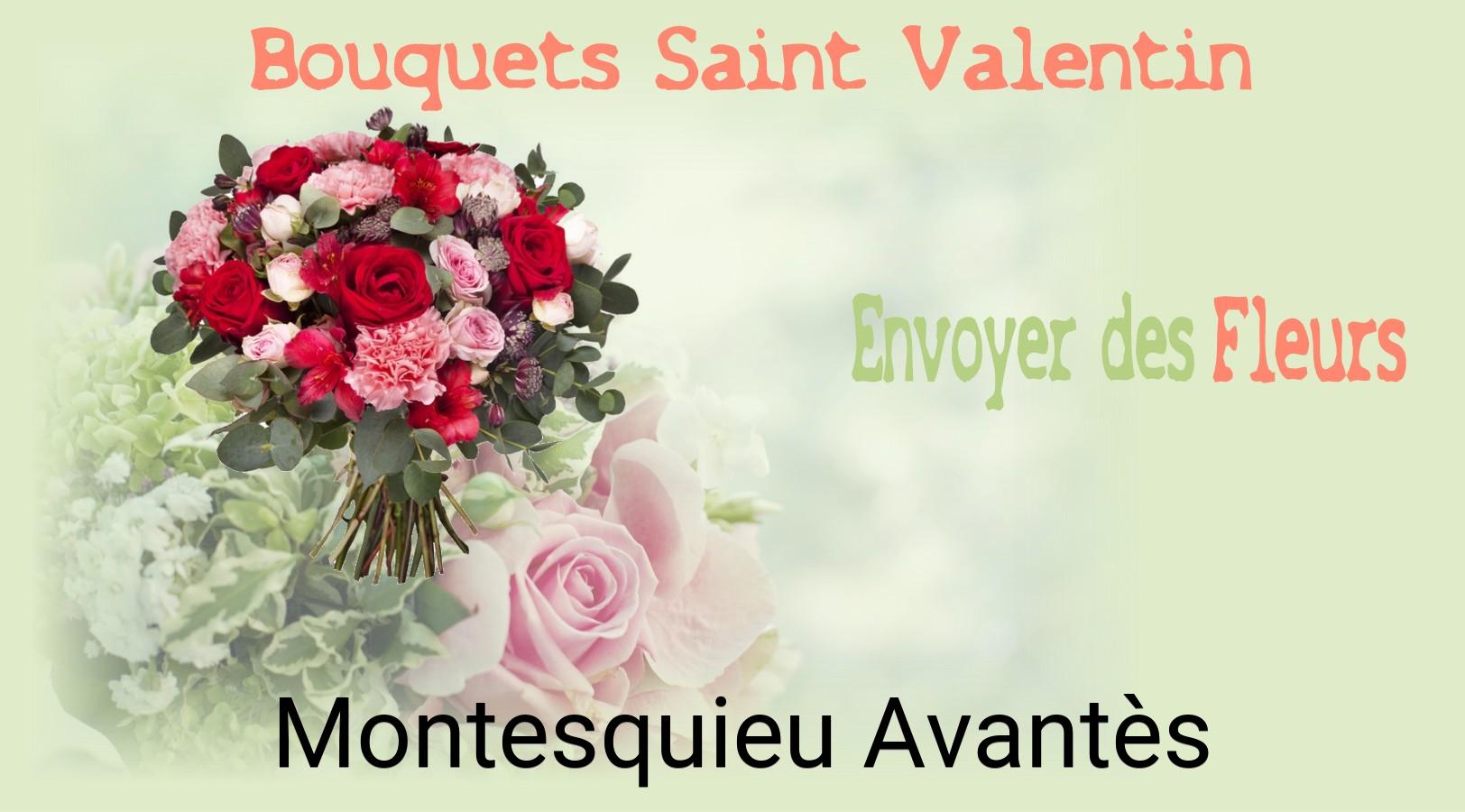 Roses de Saint-Valentin livrées à Montesquieu-Avantès